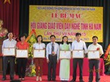 Trung tâm Khuyến nông Hà Nam tham gia Hội giảng giáo viên dạy nghề  cấp tỉnh năm 2015