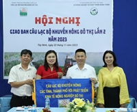 Hội nghị giao ban câu lạc bộ khuyến nông đô thị lần 2 năm 2023 tại Tây Ninh