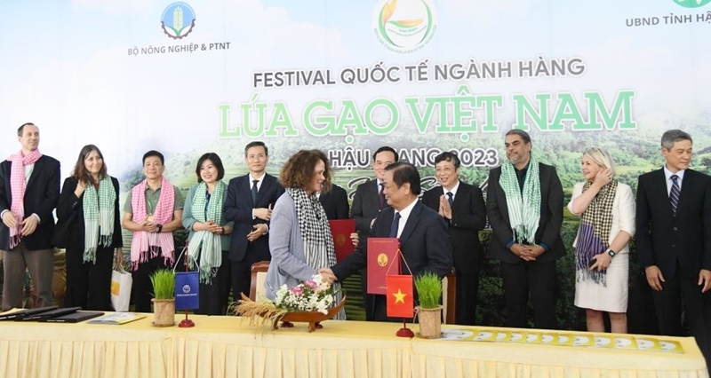 Festival quốc tế ngành hàng lúa gạo Việt Nam - Hậu Giang 2023