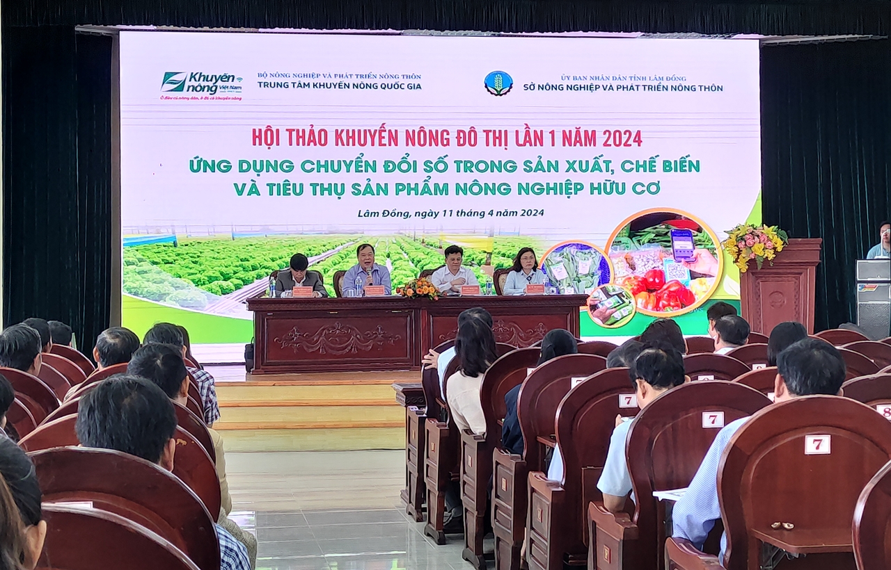 Lâm Đồng Hội thảo Khuyến nông đô thị lần 1 năm 2024