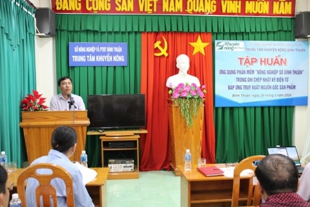 Bình Thuận Tập huấn nâng cao kỹ năng nghiệp vụ cho tổ khuyến nông cộng đồng và cán bộ khuyến nông cơ sở
