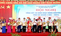 Tổng kết 30 năm hoạt động khuyến nông Hà Giang