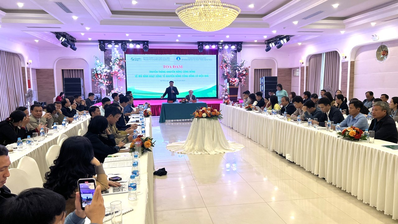 Hà Tĩnh Tọa đàm Truyền thông khuyến nông cộng đồng về mô hình hoạt động tổ khuyến nông cộng đồng có hiệu quả