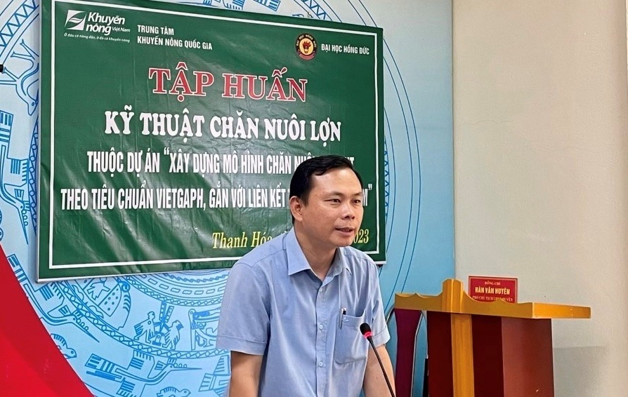 Xây dựng mô hình chăn nuôi lợn thịt chứng nhận VietGAHP gắn với liên kết tiêu thụ sản phẩm