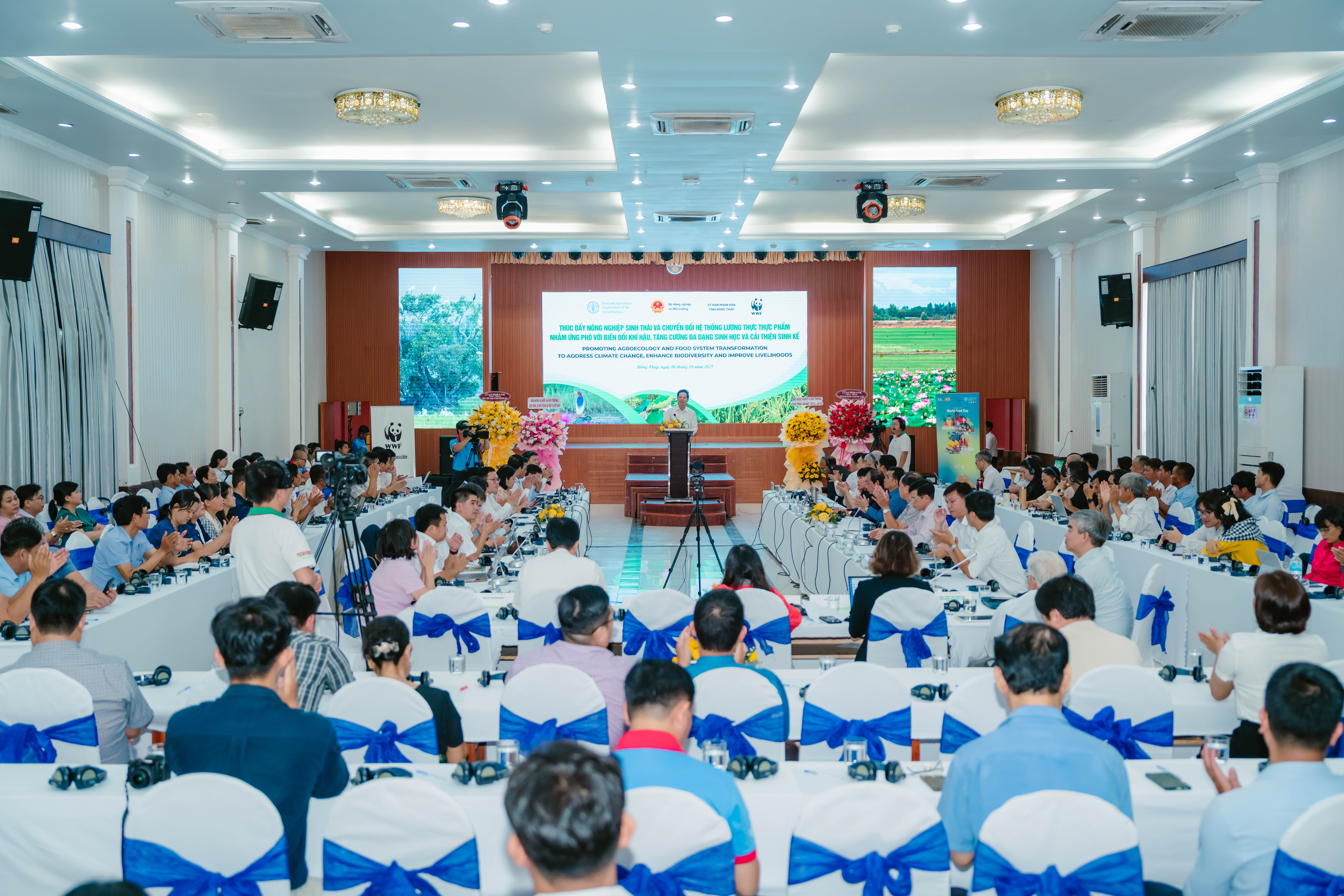 Thúc đẩy nông nghiệp sinh thái và chuyển đổi hệ thống lương thực thực phẩm nhằm ứng phó biến đổi khí hậu, tăng cường đa dạng sinh học và cải thiện sinh kế