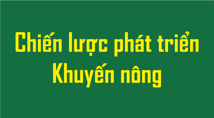Chiến lược phát triển khuyến nông đến năm 2030, tầm nhìn đến năm 2050
