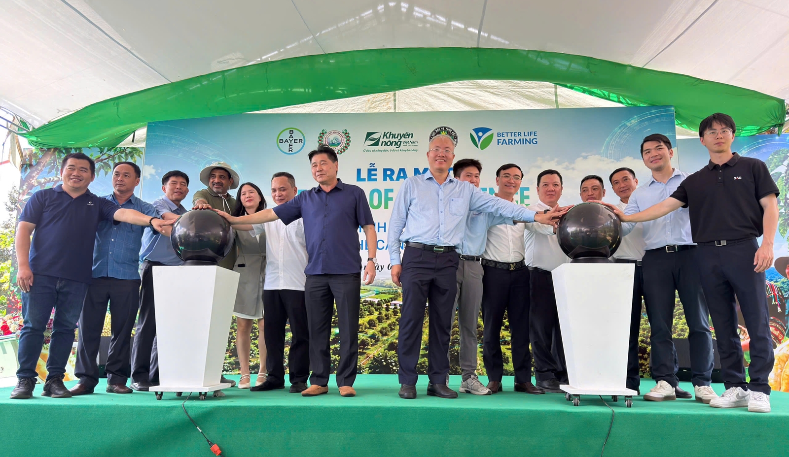 Lễ ra mắt mô hình chuyển giao công nghệ canh tác bền vững - Center of Excellence
