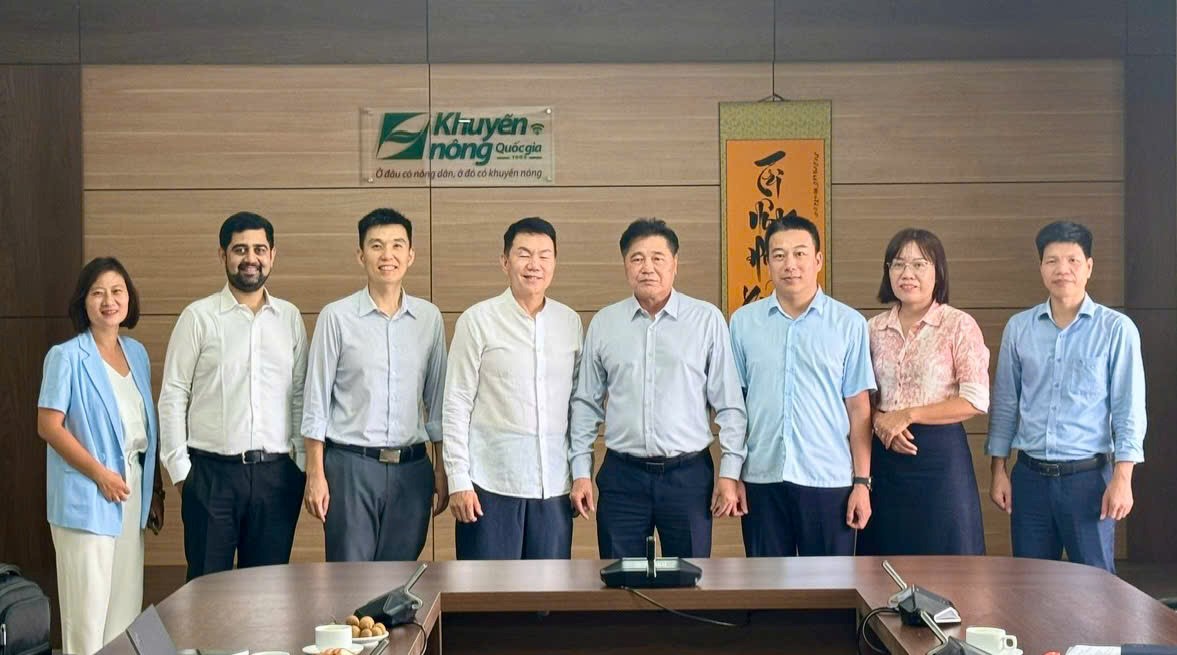 Trung tâm Khuyến nông quốc gia làm việc với Liên minh Từ thiện châu Á Trao đổi cơ hội hợp tác phát triển nông nghiệp bền vững