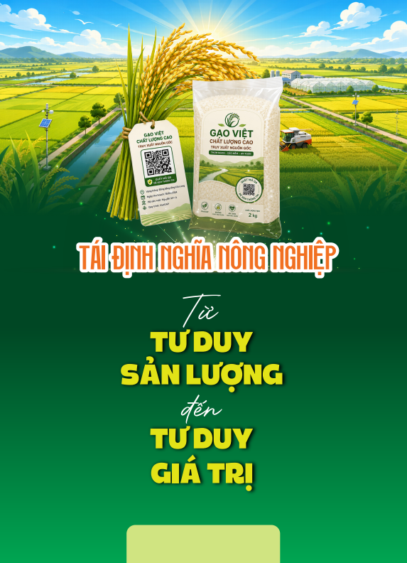 Khai mở về Nông nghiệp - Nông dân - Nông thôn Tái định nghĩa nông dân - Từ tư duy sản lượng đến tư duy giá trị