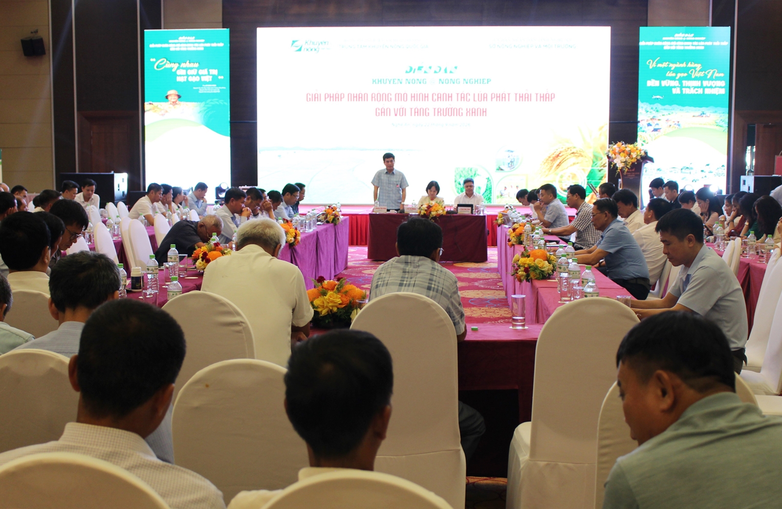Nghệ An Giải pháp nhân rộng mô hình canh tác lúa phát thải thấp gắn với tăng trưởng xanh