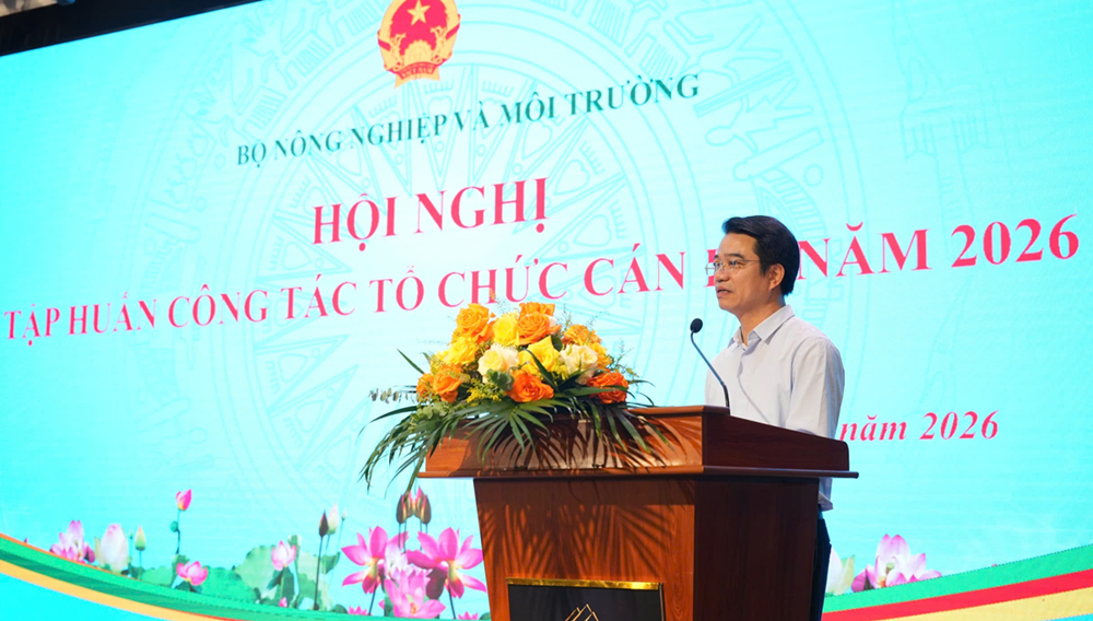 Bộ Nông nghiệp và Môi trường Công tác tổ chức cán bộ trong tình hình mới