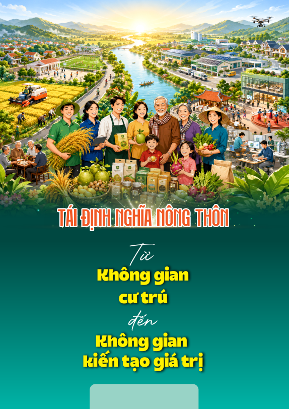 Khai mở về Nông nghiệp - Nông dân - Nông thôn Tái định nghĩa Nông thôn - Từ Không gian cư trú đến Không gian kiến tạo giá trị