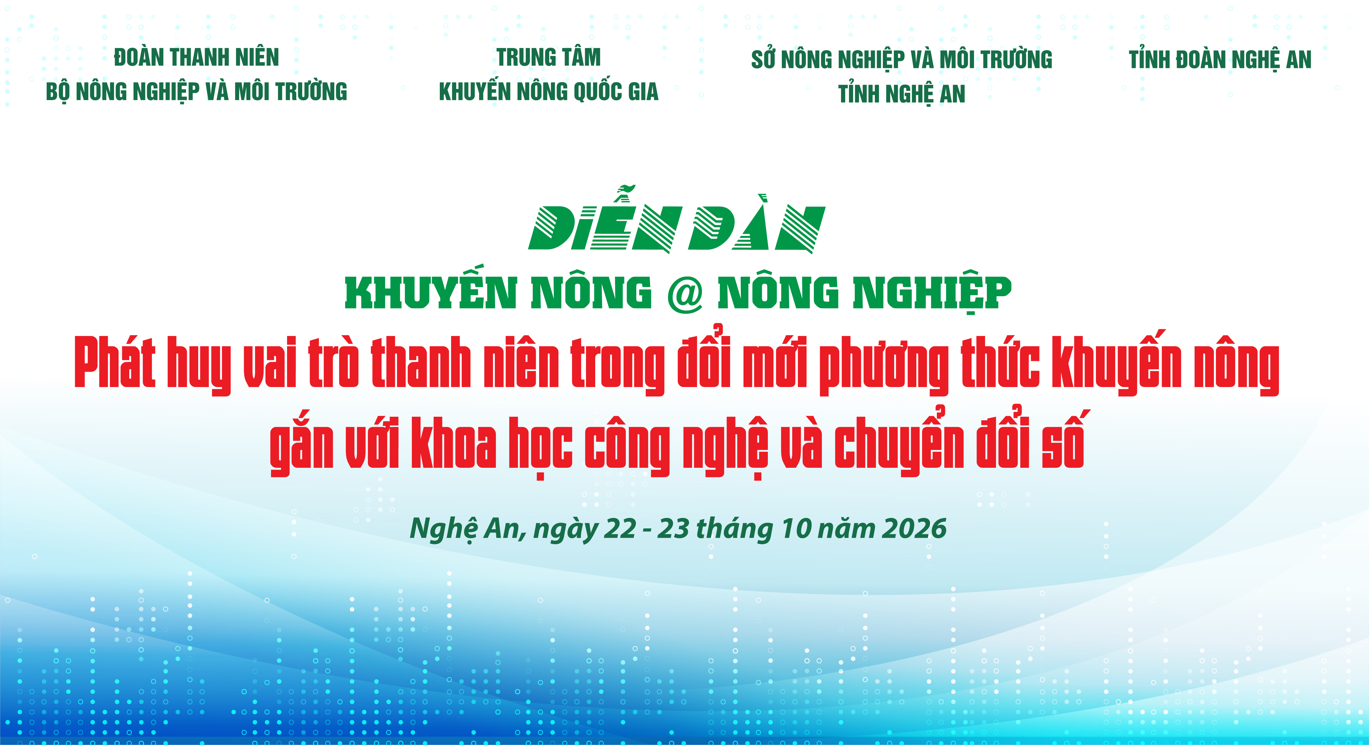 Livestream Diễn đàn “Phát huy vai trò thanh niên trong đổi mới phương thức khuyến nông gắn với khoa học công nghệ và chuyển đổi số”